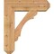 Ekena Millwork Olympic Craftsman Smooth Bracket w/ Offset Brace, Western Red Cedar, 7 1/2"W x 24"D x 28"H BKT0806X24X28OLY04SWR - alternate 2